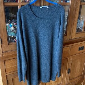 Everlane Women’s Charcoal Gray Crewneck Sweater Cashmere L